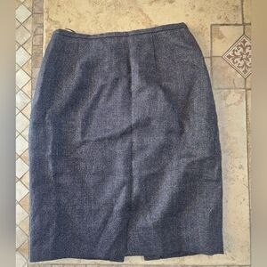 Lafayette 148 New York Herringbone Pencil Skirt